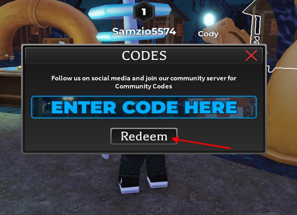 Redeem Code in Survive the Killer