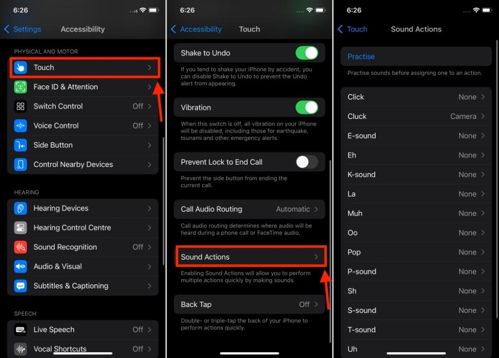 Sound Actions in iOS 18