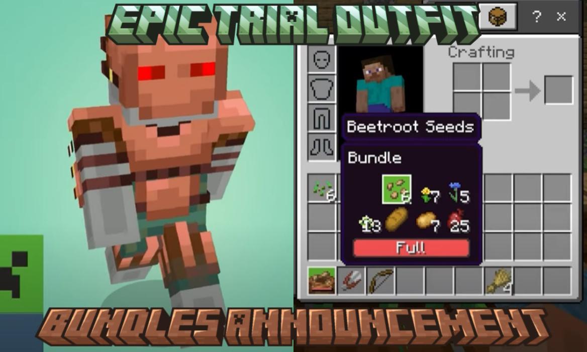 Trial outfit and bundle changes coming to Minecraft