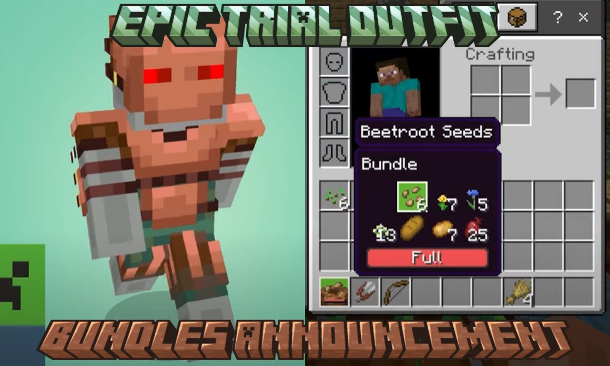 Bundles Are Finally Coming to Minecraft, Plus a Free Epic Trial 