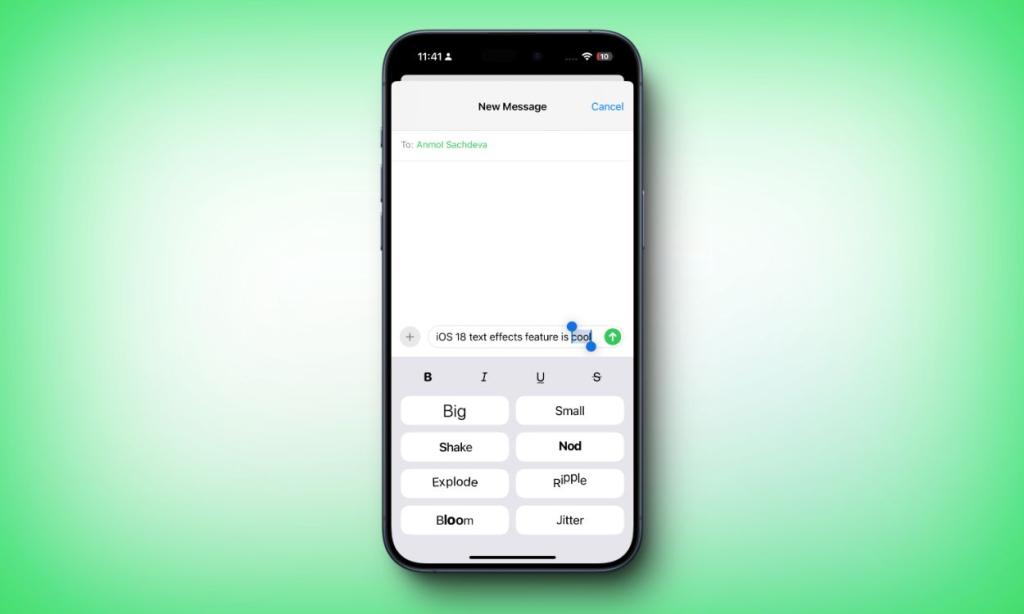 Use iOS 18 Text Effects in iPhone Messages