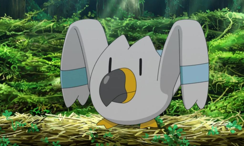 Wingull as seen in the Sun and Moon anime