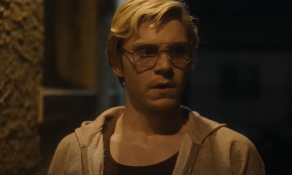 Evan Peters as Jaffrey Dahmer in Dahmer – Monster: The Jeffrey Dahmer Story