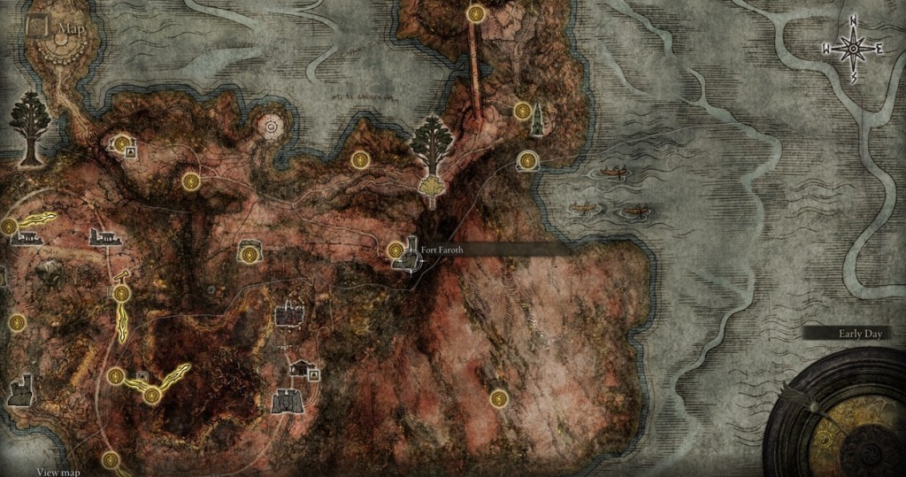 Fort Faroth Location Elden Ring