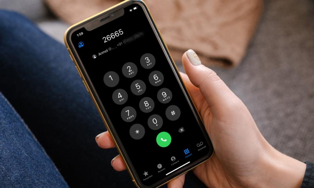 how to find phone number on iphone ios 18