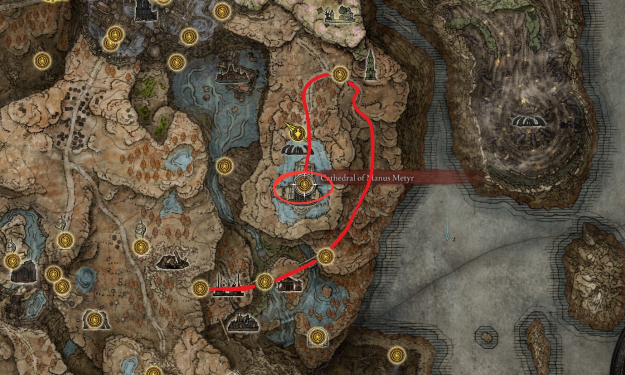 How To Complete The Count Ymir Questline In Elden Ring Shadow Of The   Path To Cathedral Of Manus Metyr 