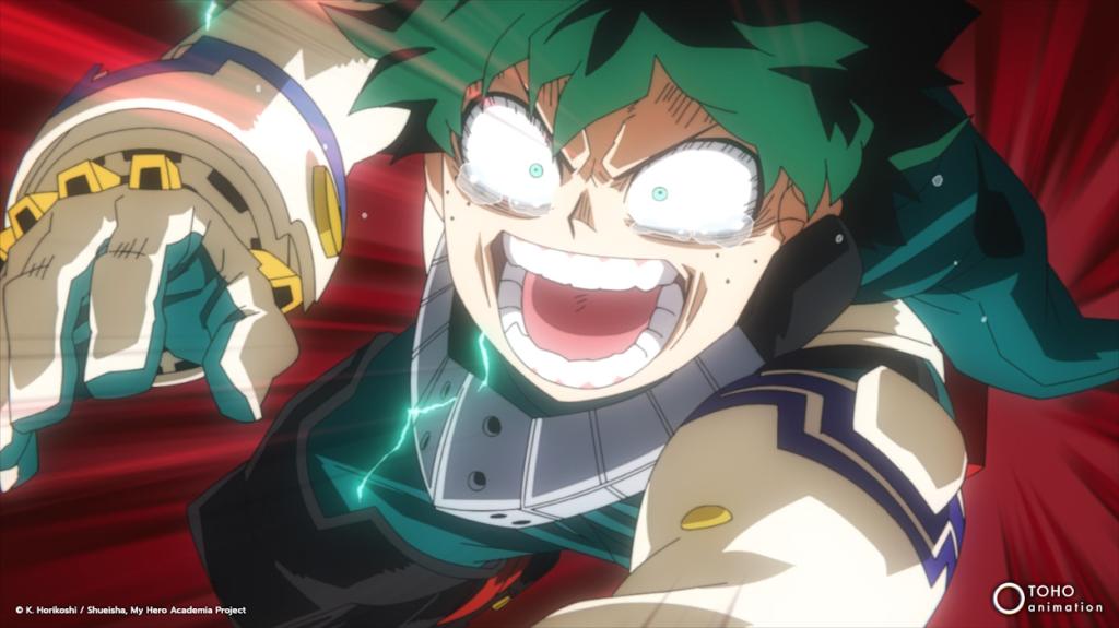 Deku in My Hero Academia anime