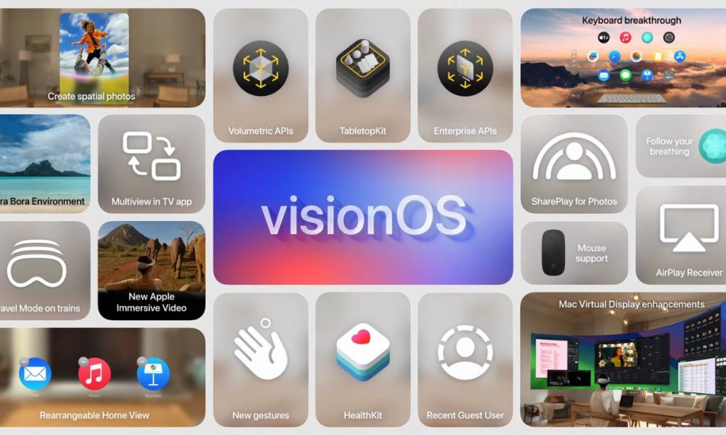 visionOS 2 features