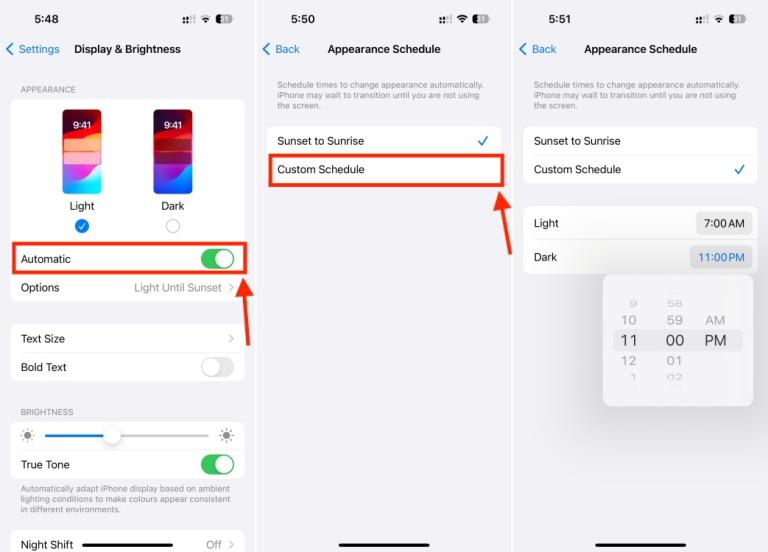 how to turn iphone 5s to dark mode