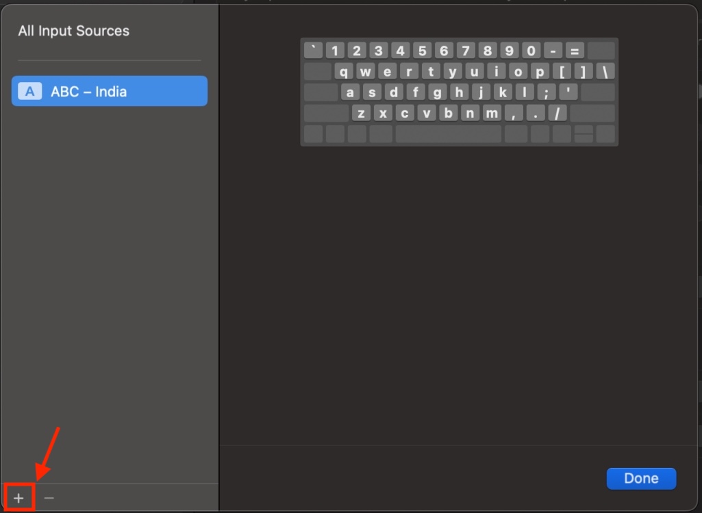 Add a New Keyboard on Mac