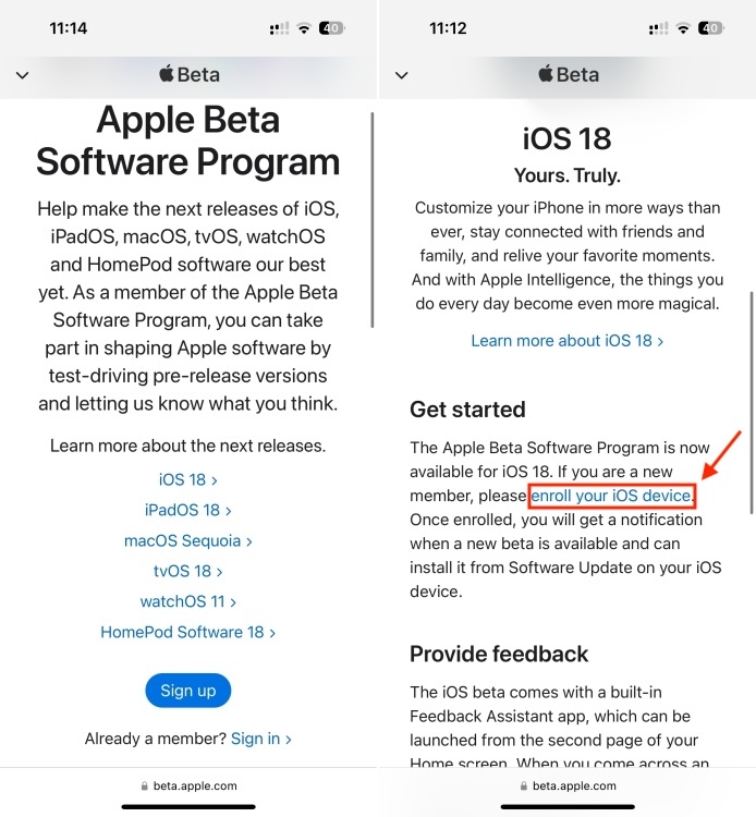 Apple Rolls Out First IOS 18 And IPadOS 18 Public Beta; Here's How To Download | Beebom