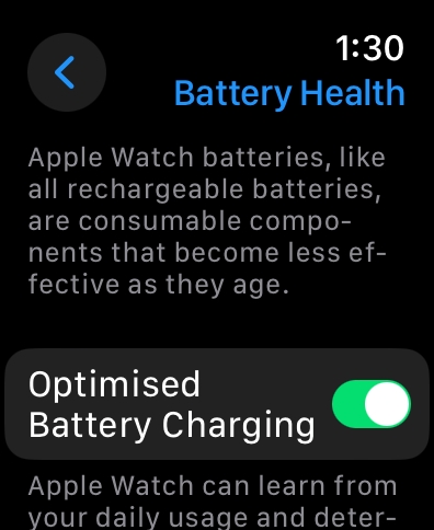 Apple Watch Low Power Mode