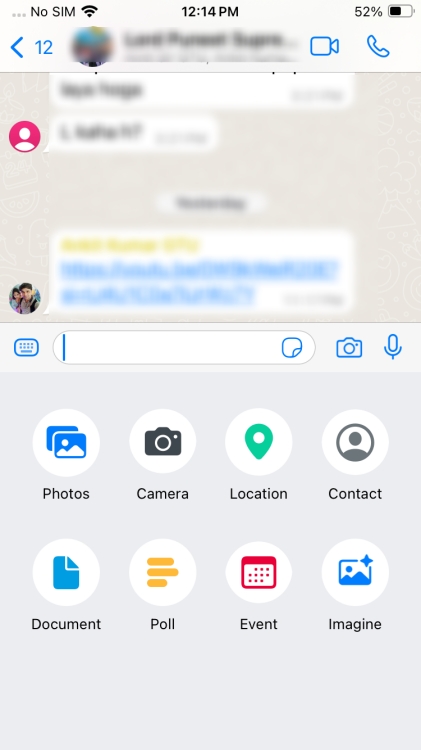 Events in Group Chats - new WhatsApp Features July