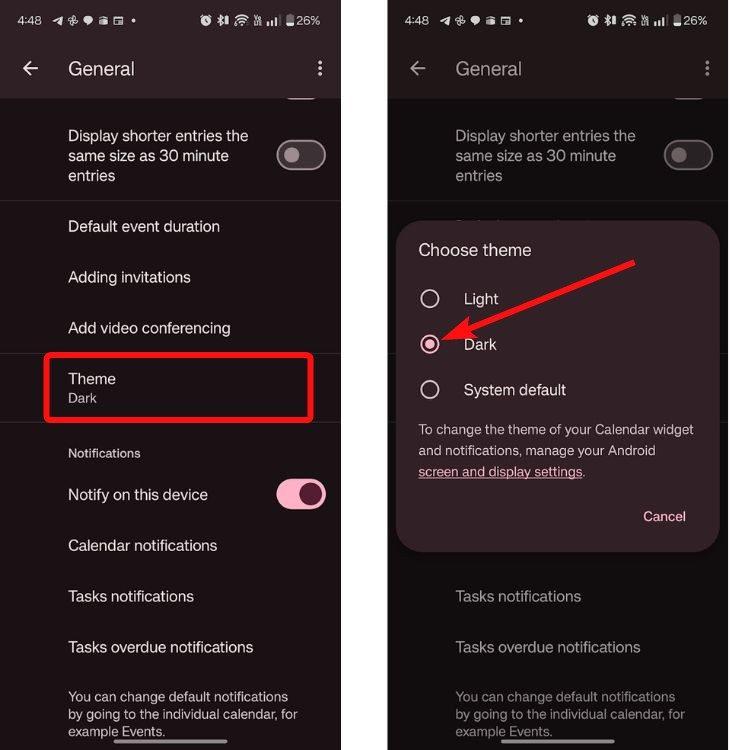 How to Enable Dark Mode in Google Calendar | Beebom
