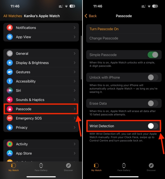 How to lock an Apple Watch Disable Apple Watch Wrist Detection