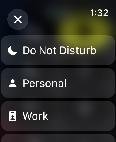 Do not Disturb Apple smartwatch