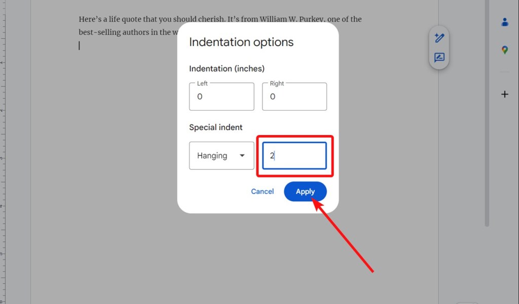 How to Do Hanging Indent on Google Docs