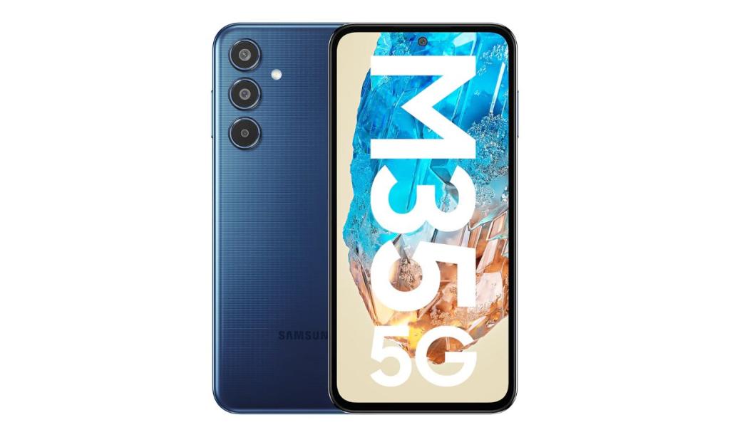 Galaxy M35 5G front and back design