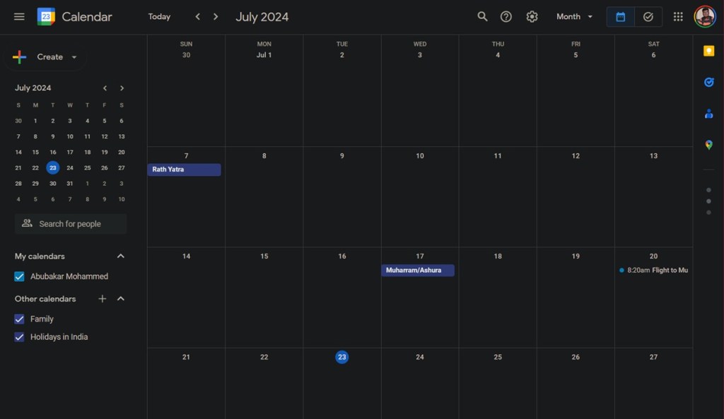 How to Enable Dark Mode in Google Calendar