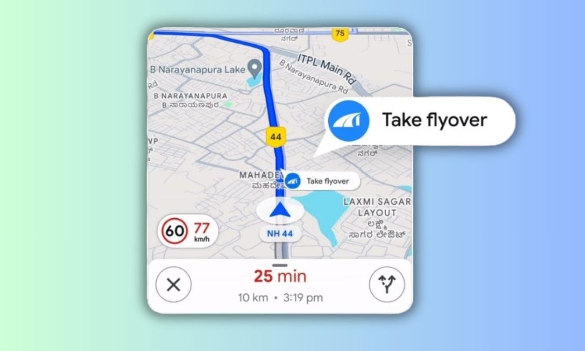 Google Maps take flyover