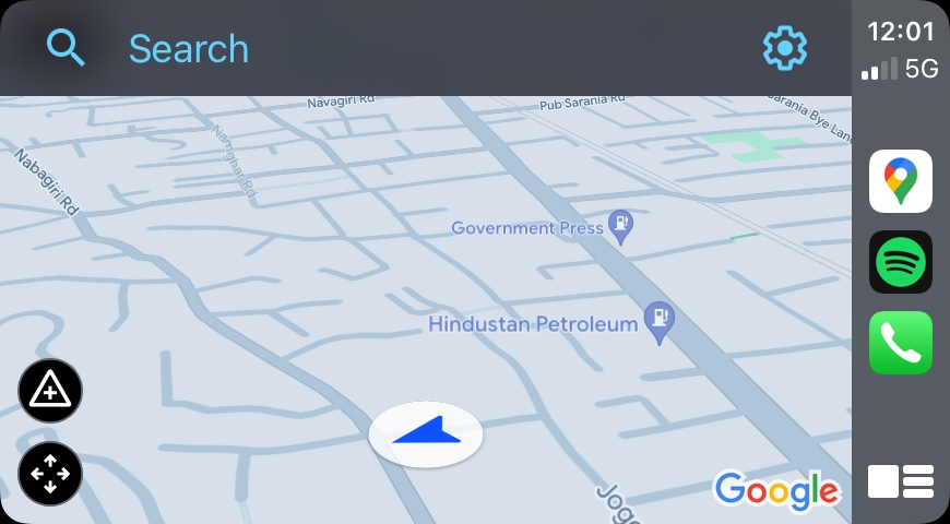 Google Maps CarPlay Apps