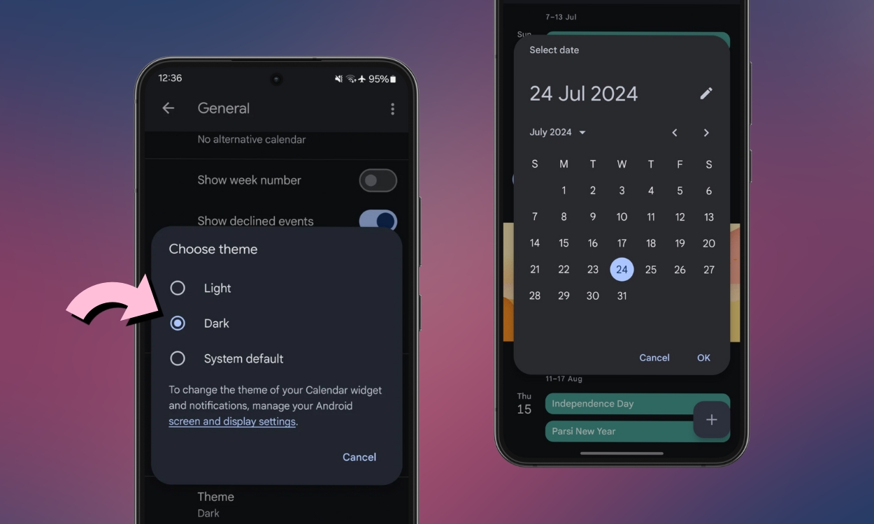 How to Enable Dark Mode in Google Calendar