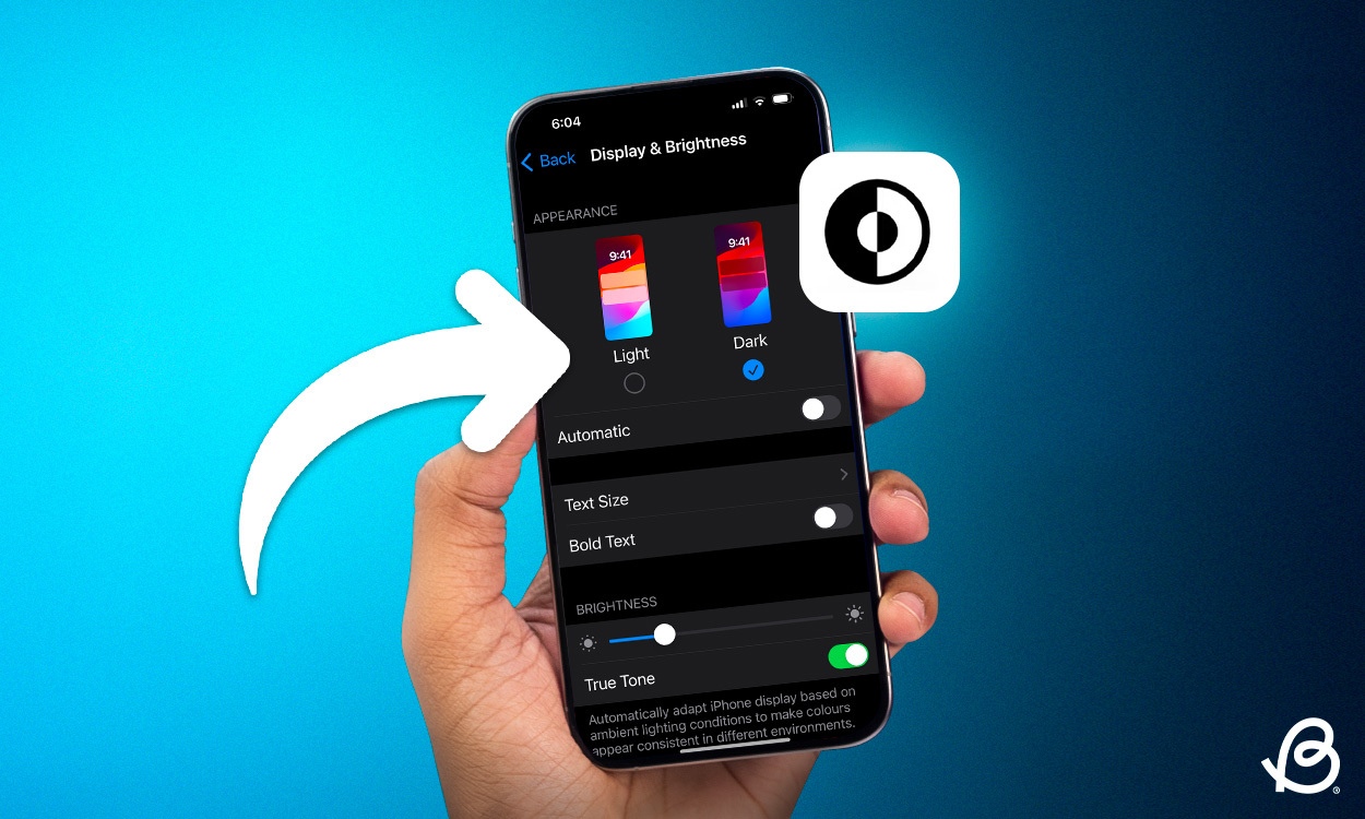 how to turn my iphone into dark mode