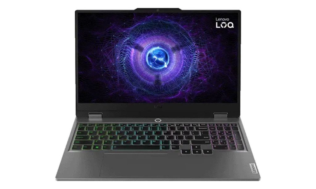 Lenovo LOQ laptop product image in grey colorway