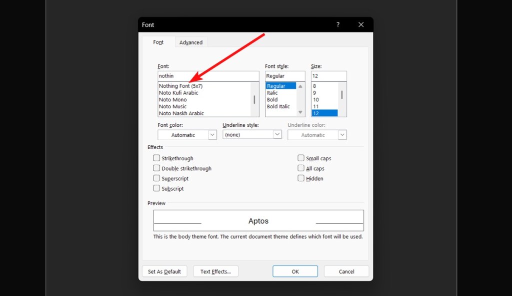 How to Change Default Font Style in Microsoft Word