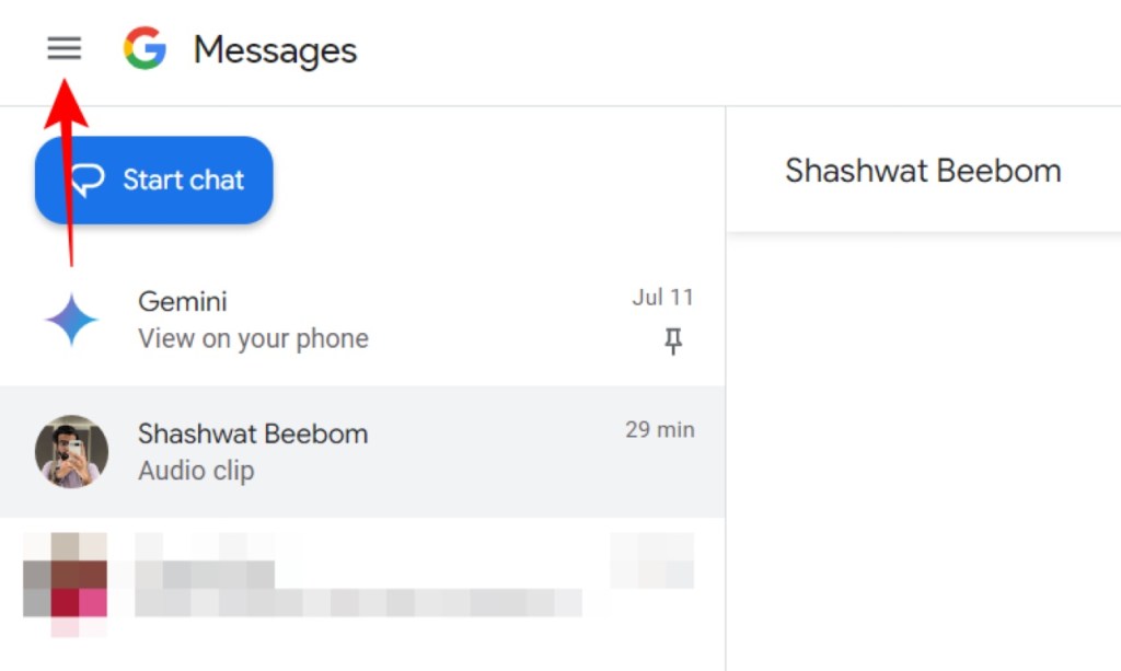 how do i set google messages as default