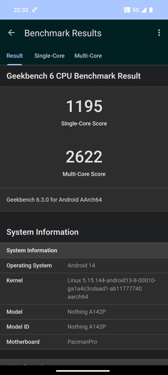 Phone 2a Plus Geekbench