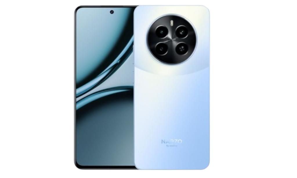 Realme Narzo 70 front and back