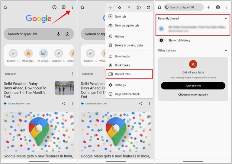 How to Reopen Closed Tabs on Google Chrome Beebom