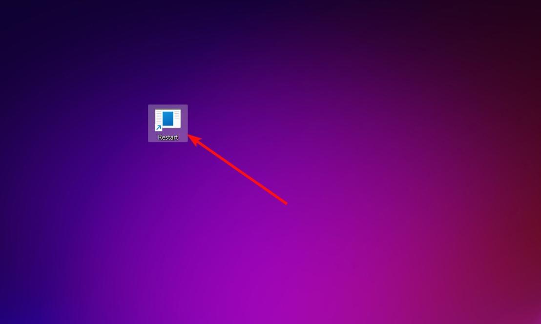 Restart Windows shortcut