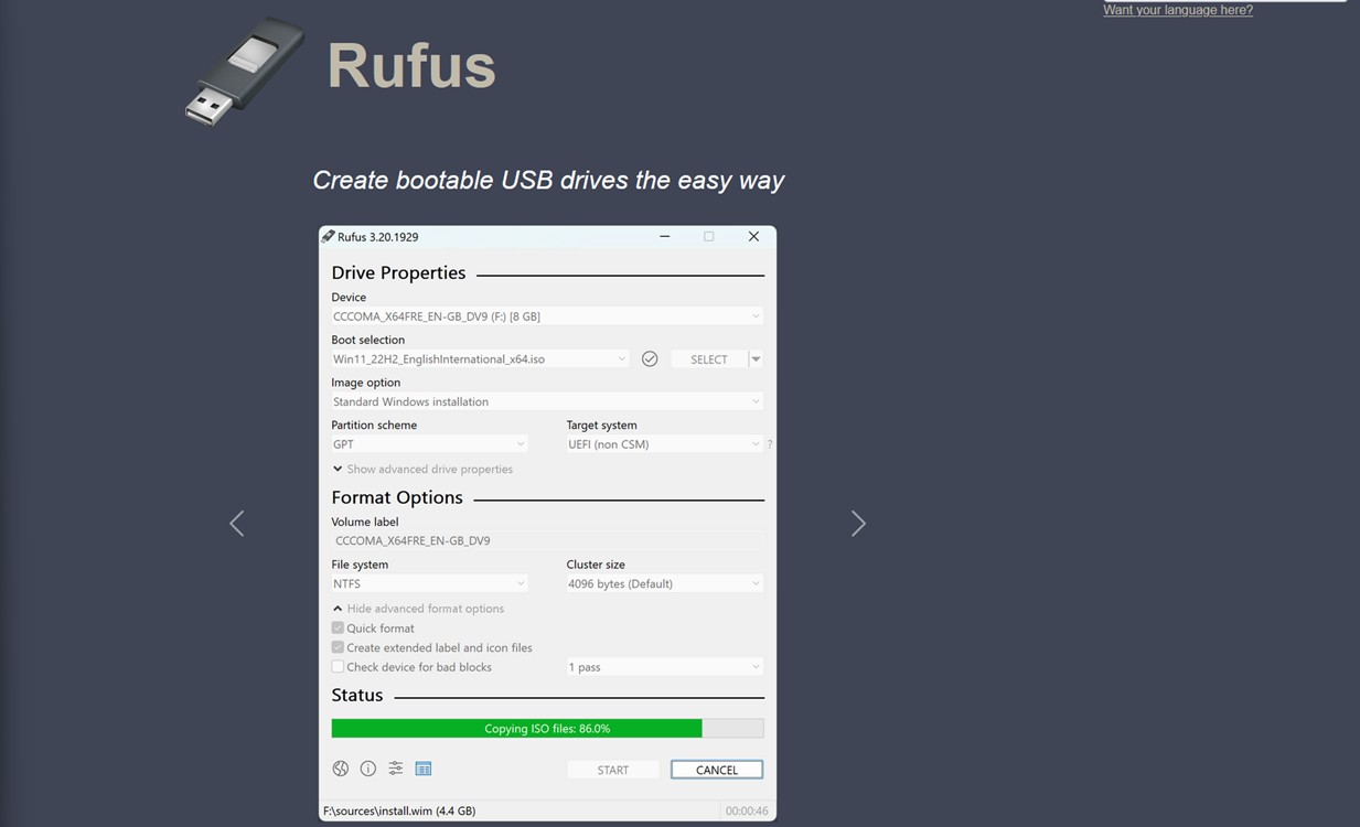 Rufus Website