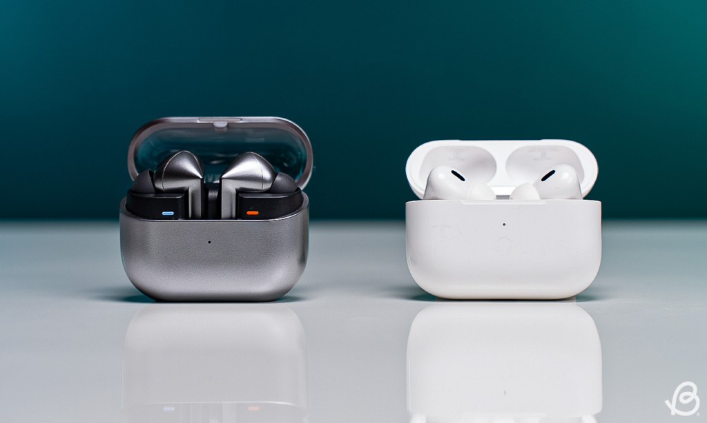 Samsung Galaxy Buds 3 Pro vs Apple AirPods Pro 2nd Gen Design