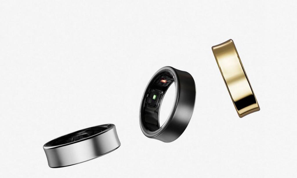 product image of the original Samsung Galaxy Ring in three colorways