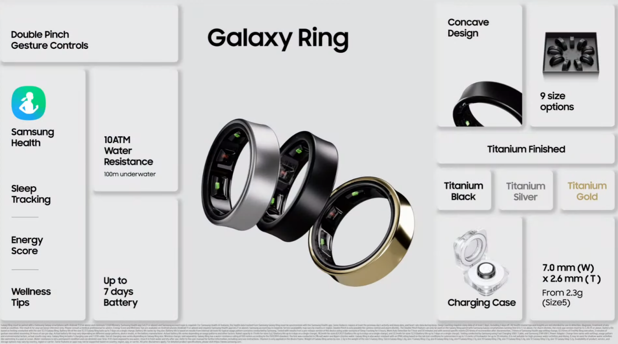 Samsung Galaxy Ring Launched at 399 Here Are the Specifications Beebom