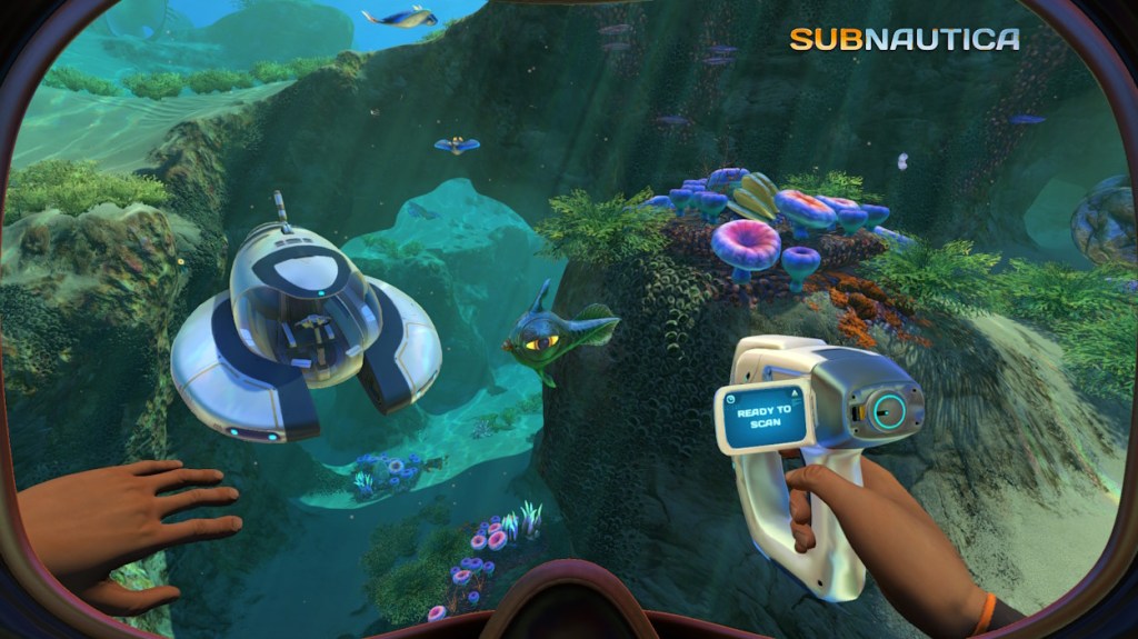 Subnautica open world survival game on PC