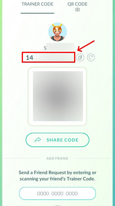 You can find the friend code under the add friend tab