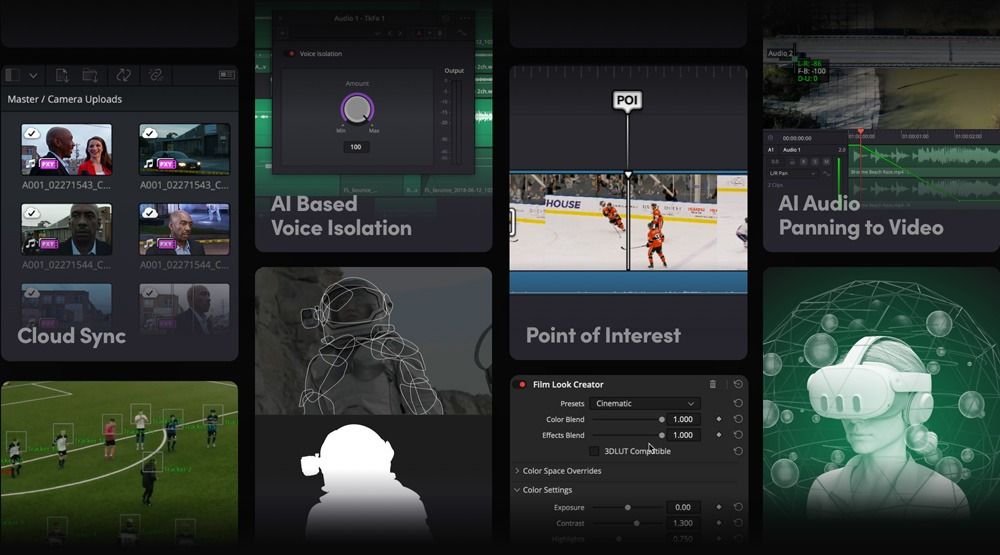 davinci resolve Ai features