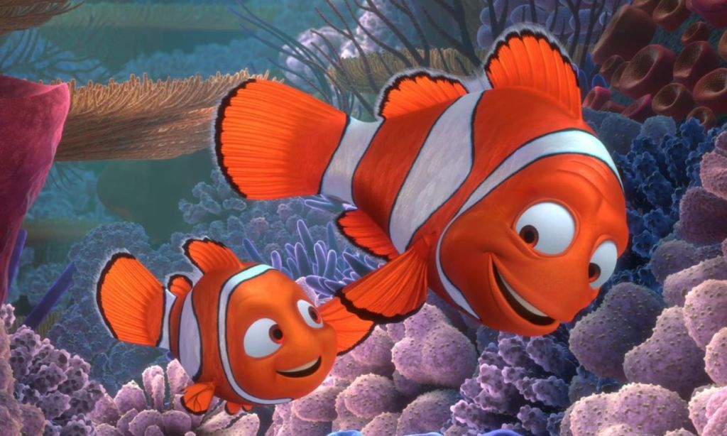 Nemo and Marlin from Finding Nemo