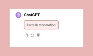 How to Fix ChatGPT Error in Moderation