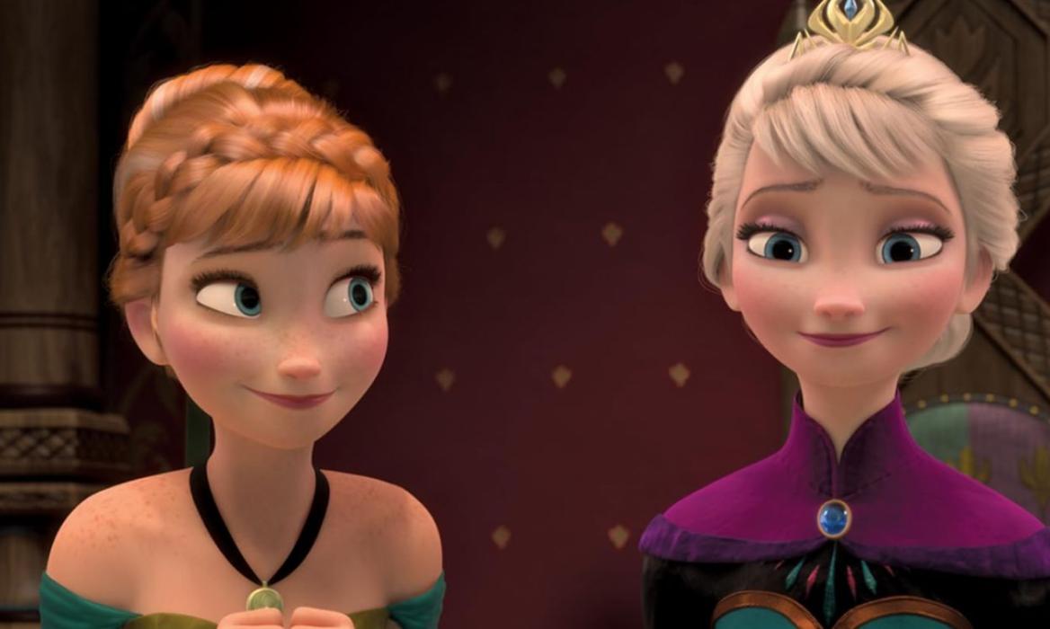 Anna and Elsa from Frozen