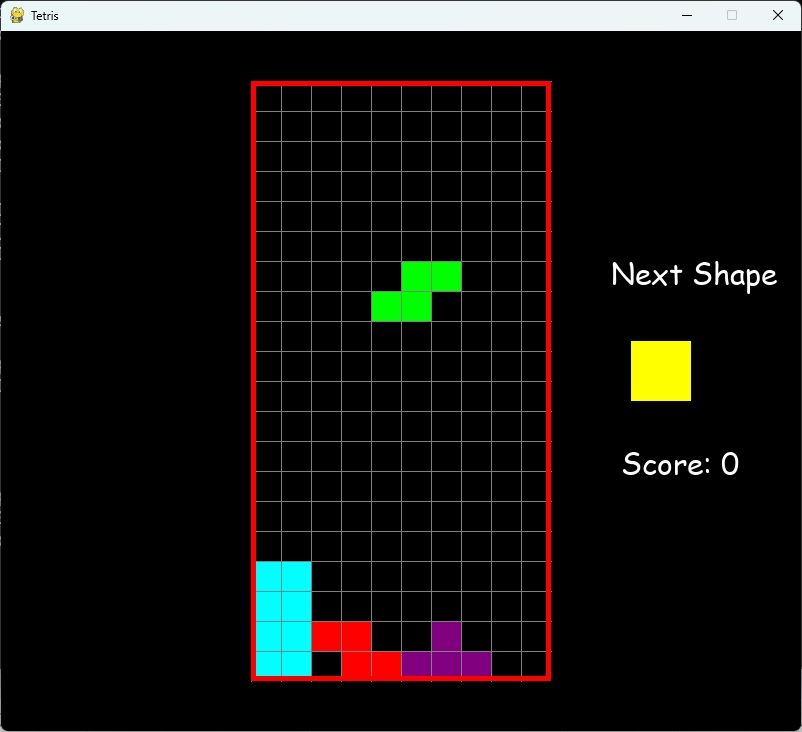 tetris game made by chatgpt 4o