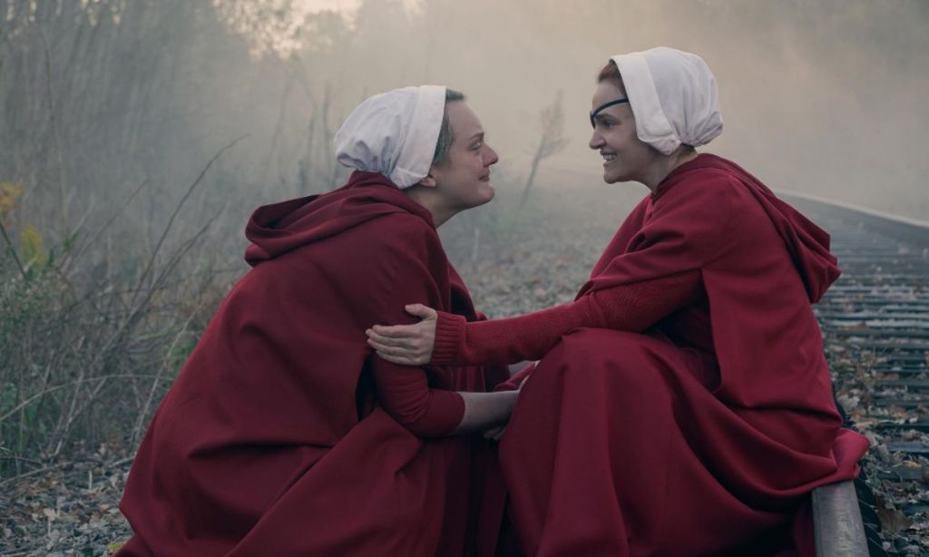 A screenshot from The Handmaid's Tale