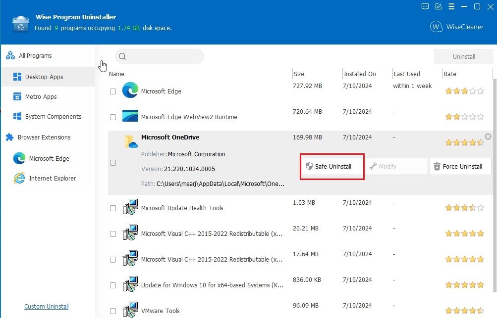 how to uninstall deleted apps in windows 10