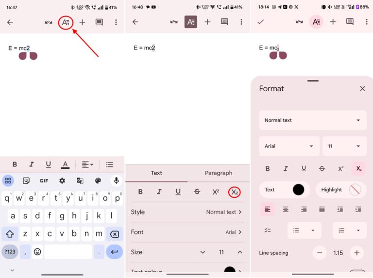 How to Subscript and Superscript in Google Docs | Beebom