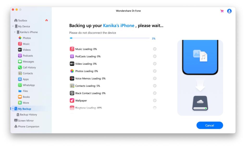 Backing Up iPhone with Wondershare Dr Fone.jpg