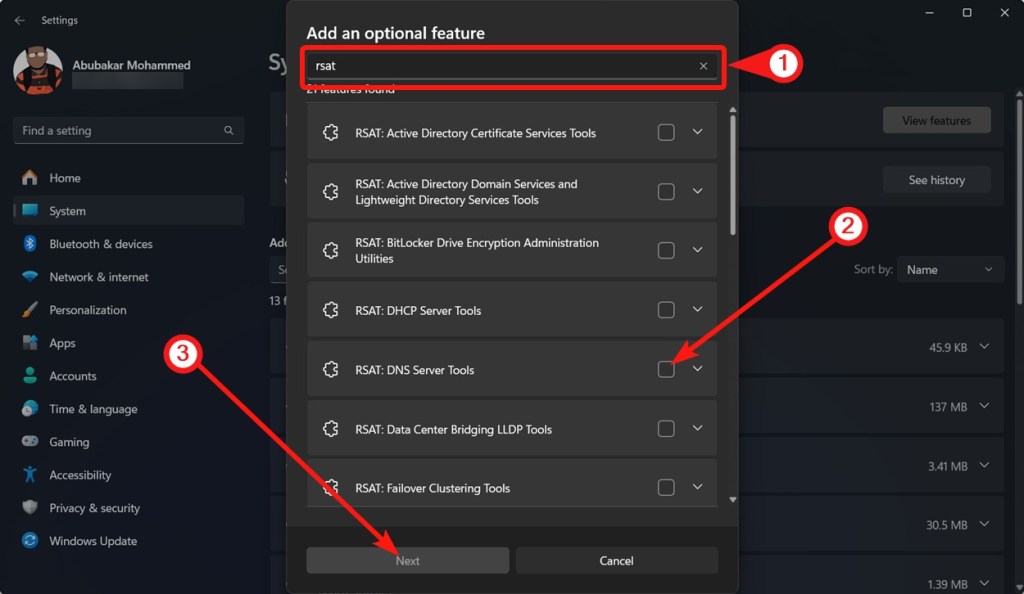 How to Install and Uninstall RSAT in Windows 11